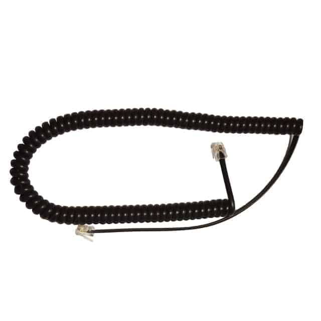 Mitel Handset Curly Cord 400mm