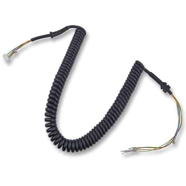 Handset spiral cable 400mm coil Black