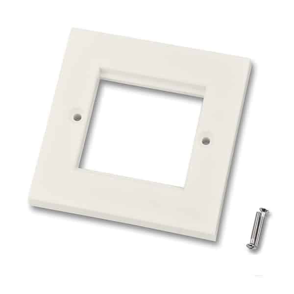 Faceplate Double Flat 86x86