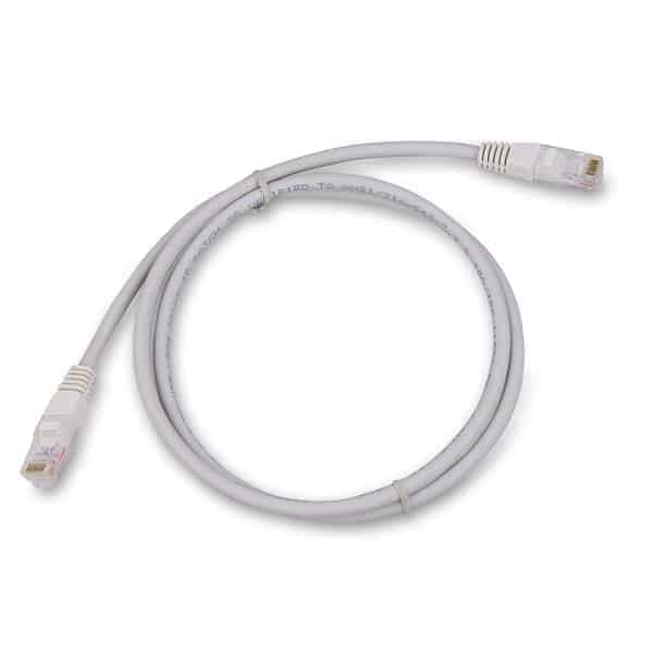 Patch Cord Cat5e 1.5m Grey Booted LSOH