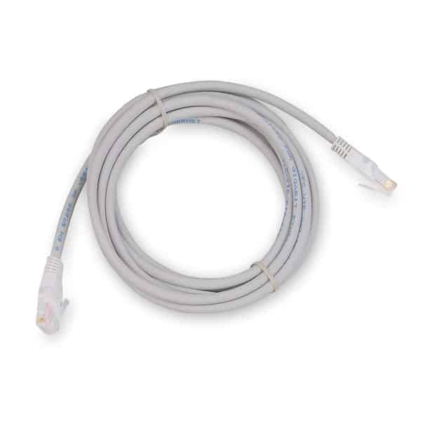 Patch Cord Cat5e 3.0m Grey Booted LSOH
