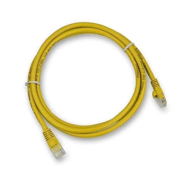 Patch Cord 1.0m Yellow Booted