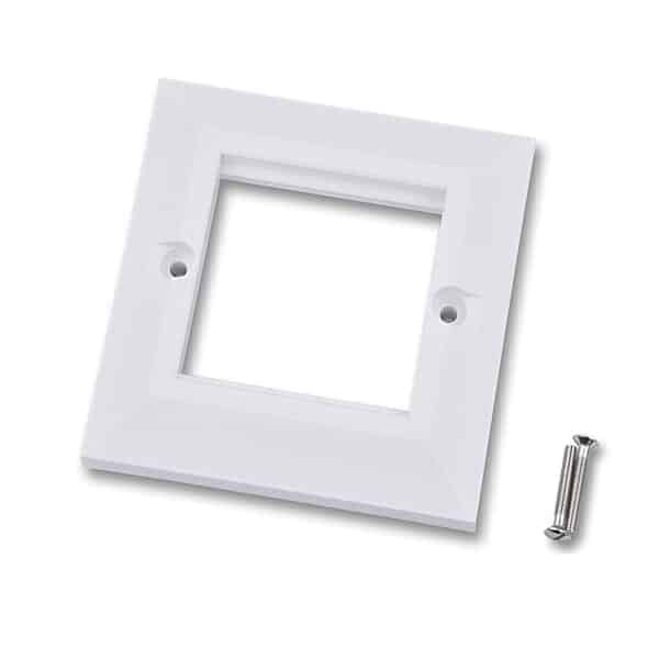 Faceplate Double Bevelled 86x86